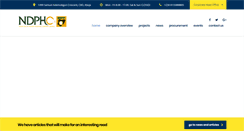 Desktop Screenshot of ndphc.net