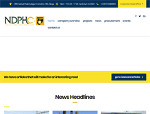 Tablet Screenshot of ndphc.net